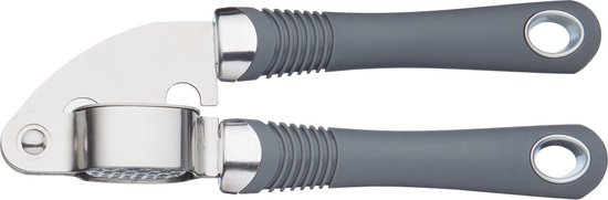 KitchenCraft Professional Knoflookpers - Met Ergonomisch Handvat Roestvrij Staal 18,4 x 5,5 x 3,3 Centimeter van KitchenCraft