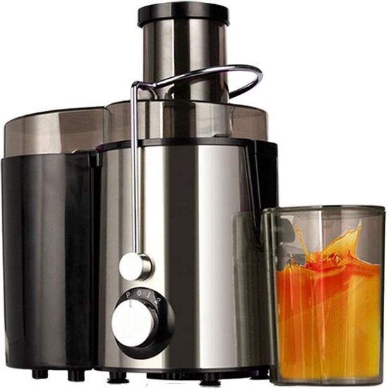 KitchenMasters Sapcentrifuge voor Groenten & Fruit - Juicer met Pulpcontainer - Grote Vulopening - 3 snelheden - 800 Watt van KitchenMasters