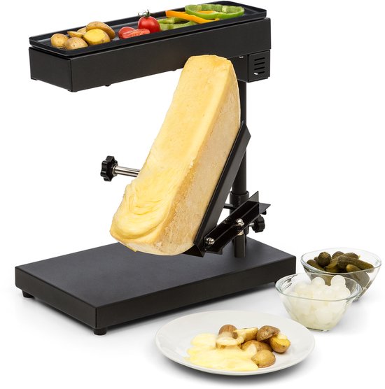 Klarstein Appenzell Peak raclette met grill - 1000W - Thermostaatschakelaar - Zwart