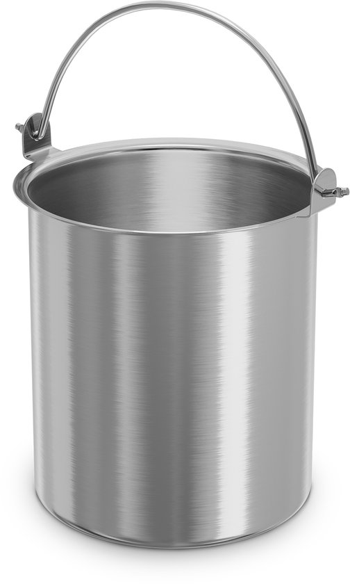 Klarstein FrostFusion ijsbak - 1 liter roestvrij staal, vaatwasmachinebestendig, duurzaam, roestvrij, vervangende bak voor FrostFusion ijsmachine van Klarstein