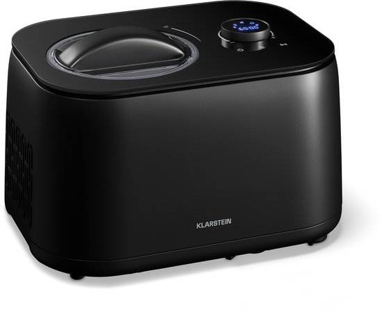 Klarstein FrostFusion ijsmachine met compressor - 1 liter roestvrij staal, 3-in-1 voor ijs, slush en yoghurt, touch- en knopbediening, LED-display, timer van Klarstein