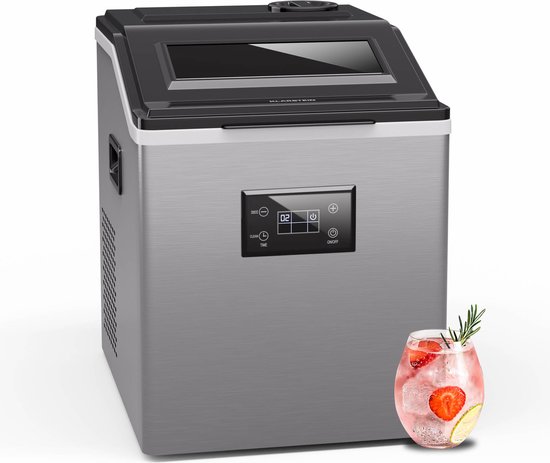 Klarstein FrostMaster Ice Maker - Ijsblokjesmachine - 40 kg - Roestvrij staal van Klarstein