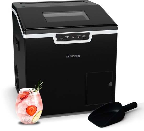 Klarstein Icefestival Bullet Ijsblokjesmachine - 20 kg per 24 uur - Zwart van Klarstein