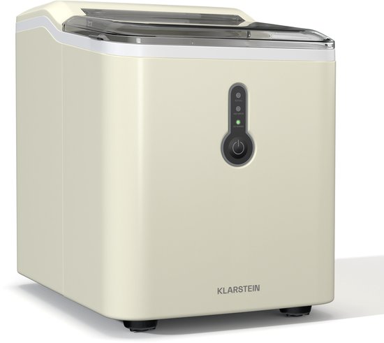 Klarstein IJsblokjesmachine ChillOut - 12 kg/dag - 9 ijsblokjes binnen 8 minuten - 120 watt - watertank - 120 cm - voor Bar voor Feest - LED - Mobiel - Ice Maker Ice Cube Maker IJsmaker IJsblokjesmaker Eismaschine van Klarstein
