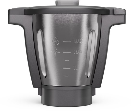 Klarstein Keramik Rührschüssel voor Küchenmaschine, Universalküchenmaschinen Schüssel, 1700W Küchenmaschinen, 4 in 1 Rührgeräte & Mixer, 4,7 Liter Schüssel voor Teigmaschine met Fleischwolf – geschikt voor thuisfitness en sportschoolgebruik, duurzame