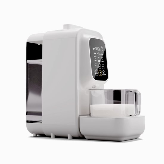 Klarstein plantaardige melkmaker, digitale sojamelk machine, soepbereider & notenmelkbereider, plantaardige melkmaker voor porridge & sappen, vegan melkmaker, amandelmelkmaker zelfreinigend