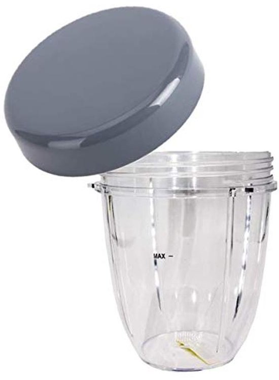 Kleine Beker met Platte Deksel voor Blender 500ml van Merkloos