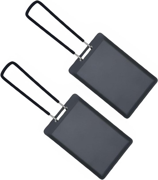 Kleine Grillpan - Bakpan - Buiten Koken - Afneembaar Handvat - 2 Stuks - Zwart