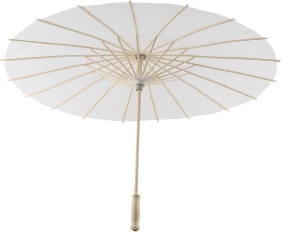 Kleurige Papieren Paraplu voor DIY Kunstprojecten, Zomer Zonbescherming en Bruiloft Decoratie, Cosplay Accessoire (60 cm) van Merkloos