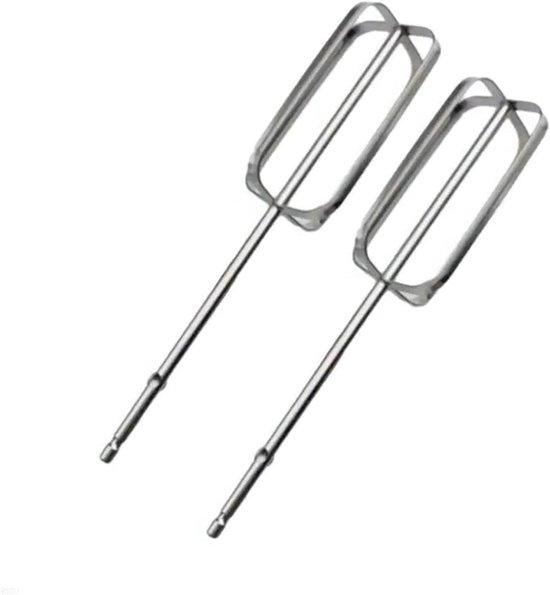 Klopperkoppen Set - Mixer Accessoires - Beslag Kloppen - Roestvrij Staal - 19.1 cm - Zilverkleurig