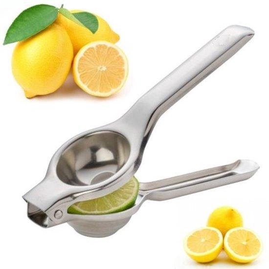 Knaak Citruspers - RVS - Handpers voor Citroen & Limoen - Sap zonder Pitjes - Vaatwasserbestendig van Merkloos