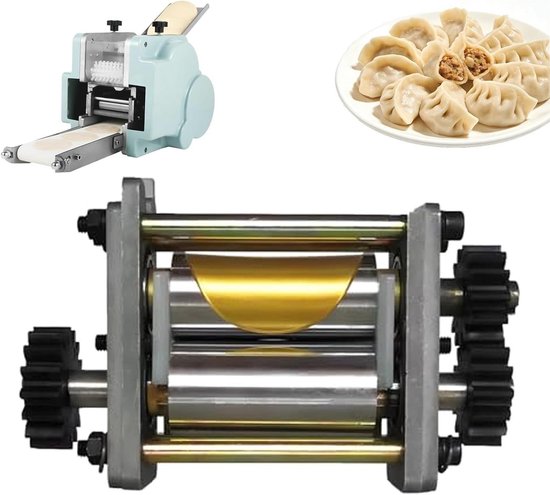 Knedelhuid Vorm - Automatische Maker - Snel Gebak Maken - Verstelbare Dikte - 50-60 Per Minuut - Zilver