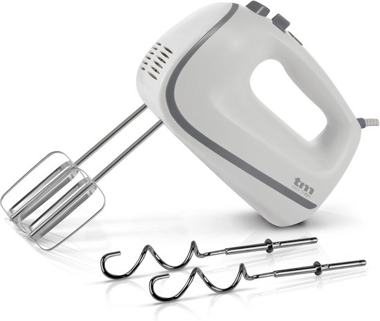 Kneden en Mixen Machine 450W - Handmixer en Deegkneedmachine met Garde en Kneedhaken van Merkloos