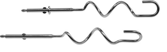 Kneedhaak - Aluminium - Voor handmixer