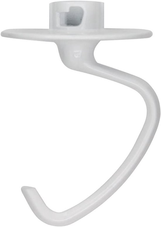 Kneedhaak Keukenmachine - Deeghaak Mixer - Brood Bakken - Nylon Gecoate - 4.5 en 5-Quart - Wit