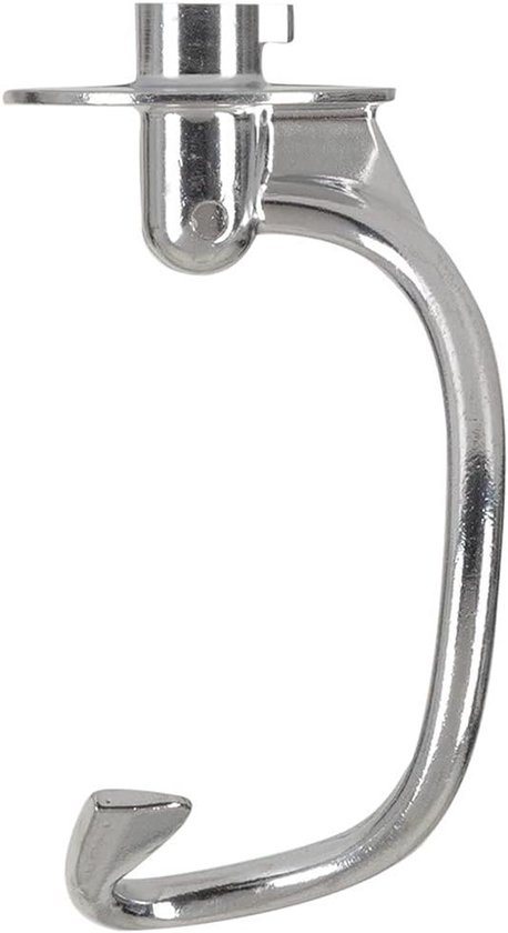 Kneedhaak Keukenmachine - Mixerhaak Deeg - Brood Bakken - Gegoten Aluminium - ca. 135 cm breed - Zilver