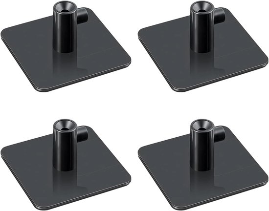 Kneedhaak Opzetstuk - Mengaccessoire Blender - Deeg Mengen - Robuuste Constructie - 48 x 48 x 22 mm - Zwart/Wit