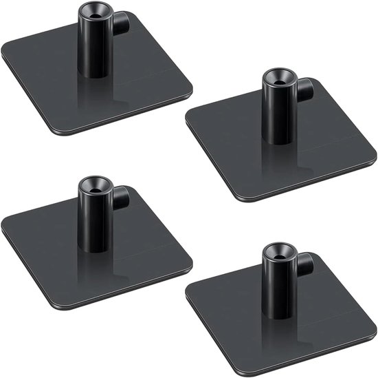 Kneedhaak opzetstuk - Mixer accessoire - Deeg bereiden - Ergonomische hantering - 48 x 48 x 22 mm - Zwart