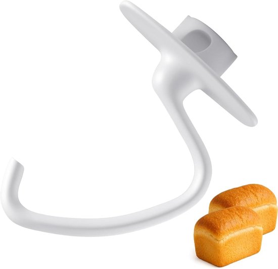 Kneedhaak Vervanging - Mixer Accessoire - Deeg Maken - Roestvrij Staal - 4.5 QT - Zilver