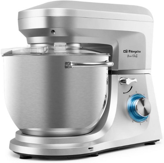 Kneedmachine 1800W - Krachtige Keukenmachine voor Snel en Efficiënt Deeg Kneten - Ideaal voor Brood- en Pizzadeeg