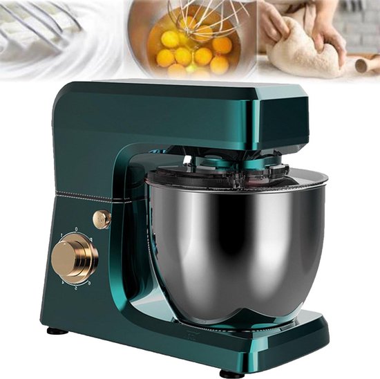 Kneedmachine - Keukenmachine - Bakken Maken - Krachtige Zuiver Koperen Motor - 10 Liter Capaciteit - Koffie