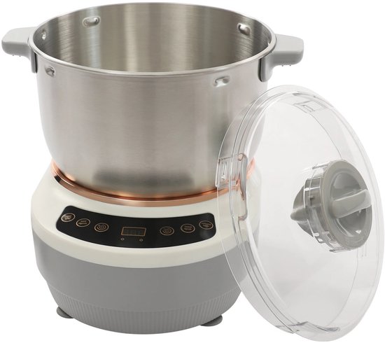Kneedmachine - Keukenmachines - Deegmachine - Deegmixer - Voor Gestoomde Broodjes, Knoedels en Koekjes - Roestvrij Staal