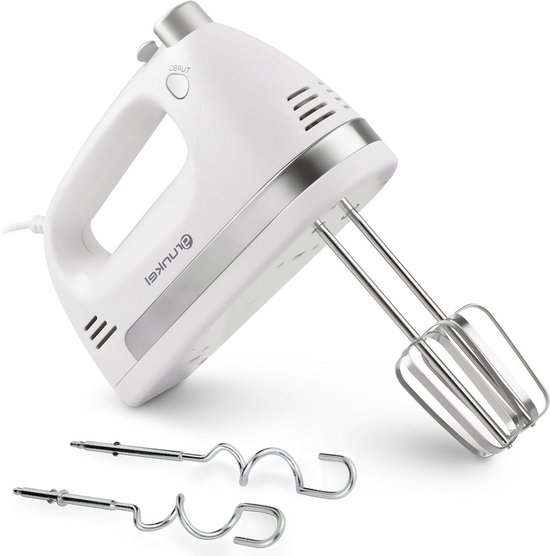 Kneedmachine - Keukenmixer - Gebak Maken - 5 Snelheden Turbo - 350 Watt - Wit