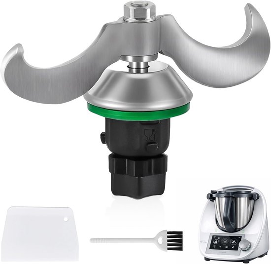 Kneedmes van Roestvrij Staal voor Keukenmachine (TM5/TM6/TM7 Vervanging) - Perfect voor Brood- en Pizzadeeg van Merkloos