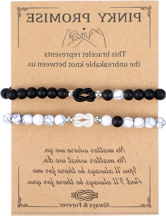 Knot armband voor koppels - Perfect cadeau voor hem of haar, verjaardag, Valentijnsdag en jubileum van Merkloos