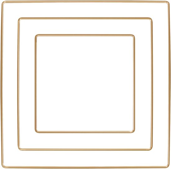 Knutselaccessoires, goud, doos 3 stuks