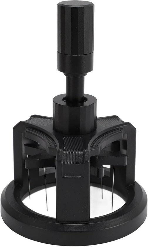 Koffiemixer van Aluminium en RVS met Scheidingsnaald voor Perfecte Koffiecreaties (53mm)