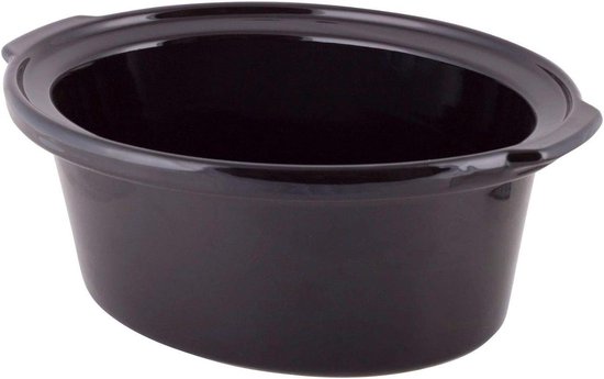 Kom container pan - Slowcooker kuip - Keuken machine - Origineel onderdeel - 39 Kilogram - Zwart van Merkloos