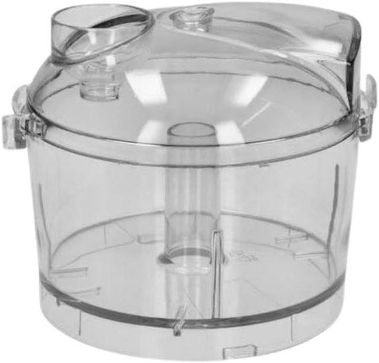 Kom en Deksel - Mini Chopper Onderdeel - Voedsel Verwerken - Complete Set - Niet Gespecificeerd - Transparant