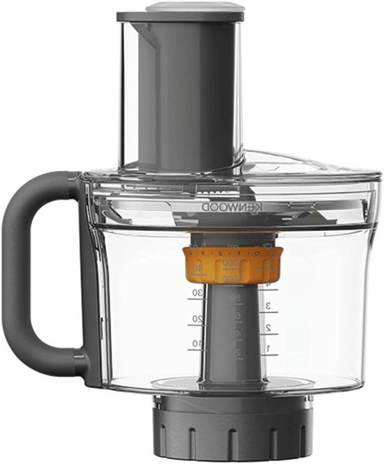 Kom met accessoires - Keukenmachine onderdelen - Koken en bakken - Originele vervanging - Standaard formaat - Zilver