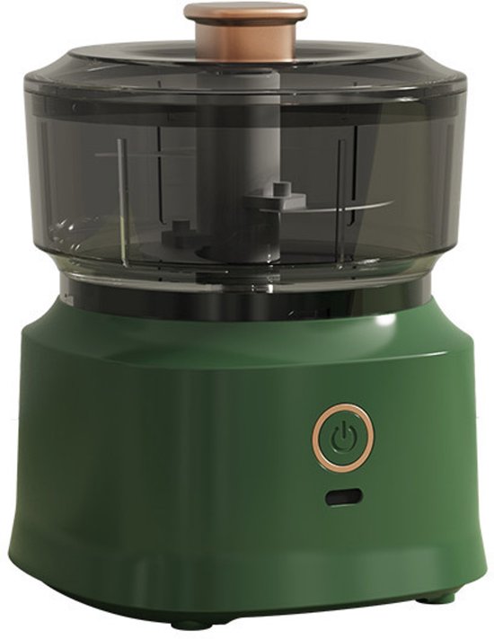 Kookmachine-voedselverwerkende machine-huishoudelijke knoflookmachine-baby voedingshulpmachine-mini draagbare-groen-10.2 * 13.5cm