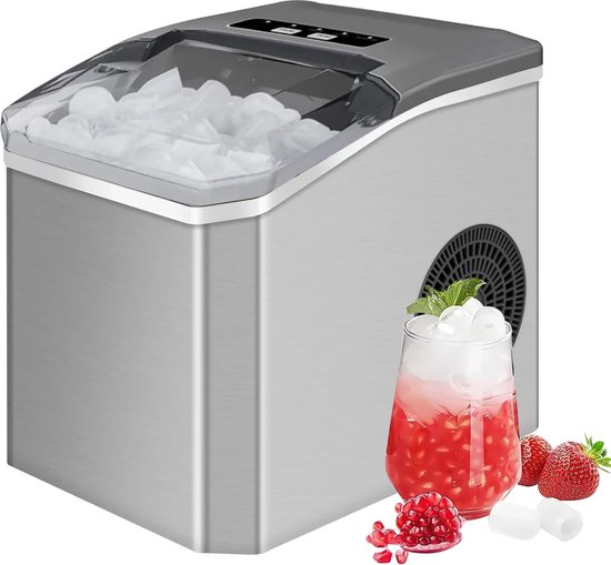 Koopiez Ijsmachine - Ijsblokjes - Elektrisch - 1.3 Liter - 12kg capaciteit van Koopiez