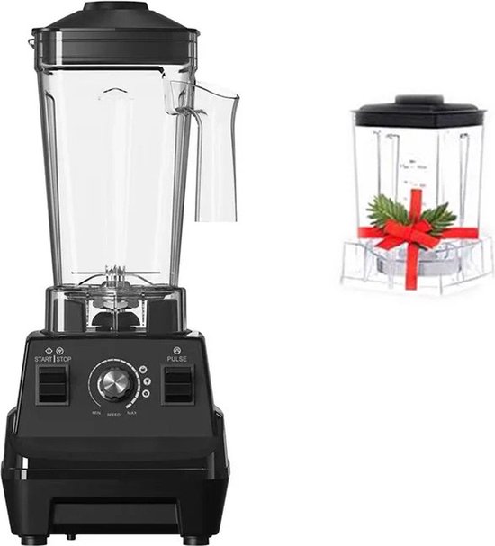 Koopiez Mix Mini Pro - Keuken Mixer - Mini - Smoothie Blender - Baby Food - MilikShake - 1800W - Zwart van Koopiez