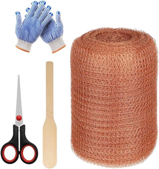 Koperband tegen slakken, slakkenhek voor plantenbescherming, tuinslakkenafweer voor zaailingen en zaden (6 m)