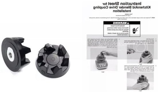 Koppeling Meenemer - Blender Onderdeel - Mixer Reparatie - Origineel Reserveonderdeel - 11 cm - Metaal