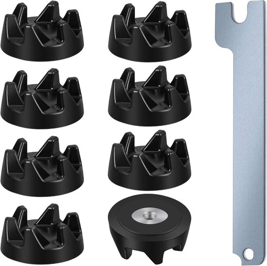 Koppeling met verwijdergereedschap - 8 stuks 9704230 koppeling geschikt voor verwijdergereedschap - geschikt voor Kitchenaid KSB3, KSB5, KSB52, 5KSB5, 5KSB52, originele koppeling voor blenders, blenderaccessoires van Merkloos