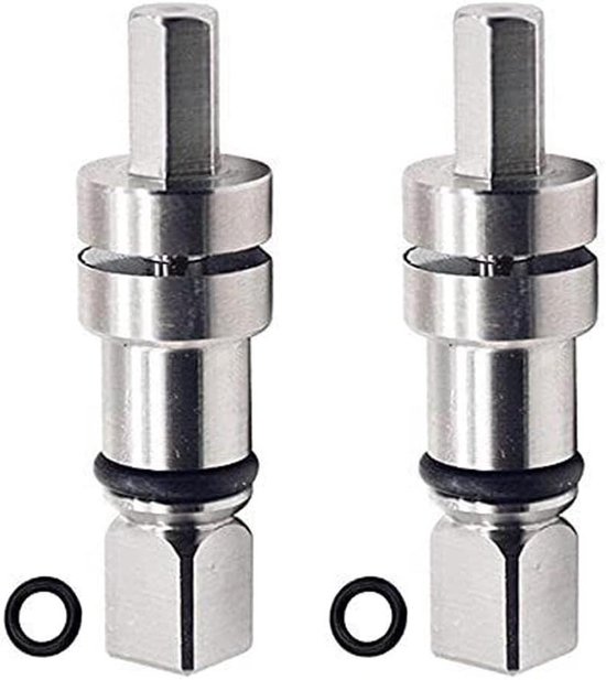 Koppeling voor Pastamaker - Schuifas Koppeling Reserveonderdeel - Keukenapparatuur Repareren - CNC-bewerkt - 2 stuks - Zilverkleurig
