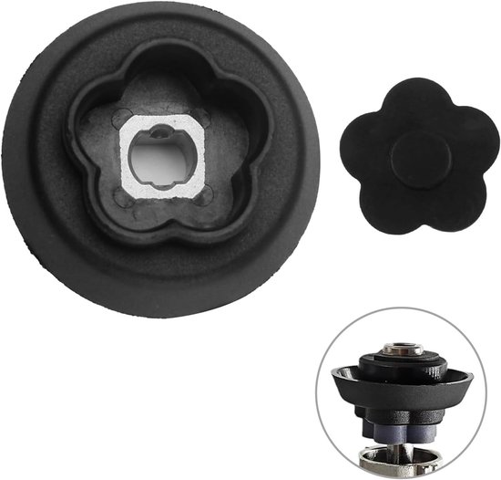 Koppelingsgeleider Keukenrobot - Reserveonderdeel Motor - Keukenmachine Reparatie - Robuuste Metalen Constructie - 5 Tanden van Merkloos