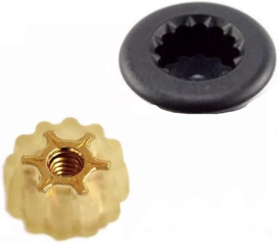 Koppelingsset Blender - Koppeling Onderdeel - Blender Reparatie - Specifiek Model - 1 Stuk - Zwart van Merkloos