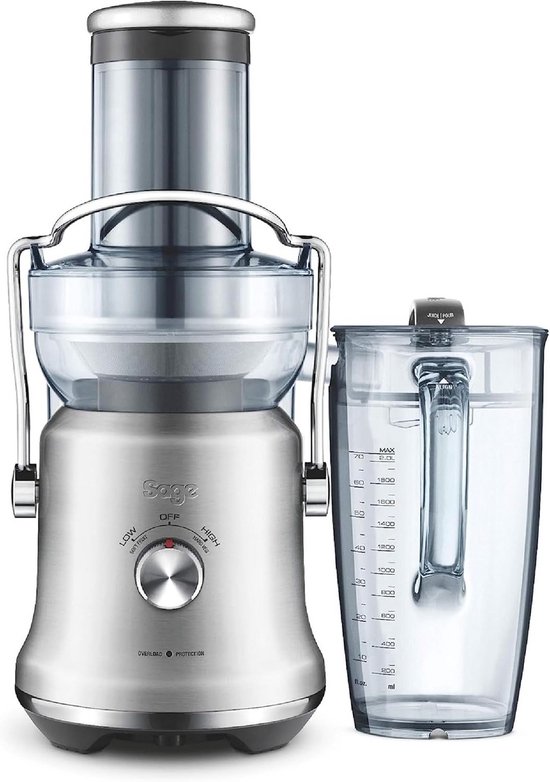 Koude Pers Slowjuicer met Brede Vulschacht en Grote Kan van Merkloos