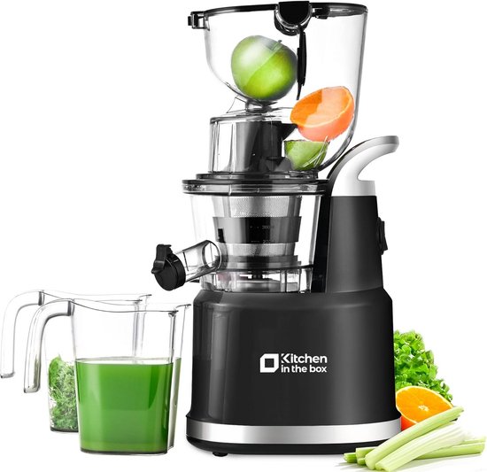 Koudgeperste Slow Juicer met Brede Invoer voor Hele Groenten en Fruit van Merkloos
