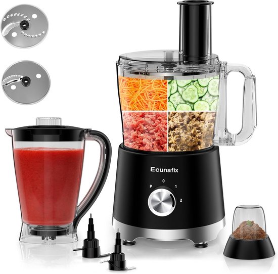 Krachtige 1500W Keukenmachine met Hakmolen en Diverse Opzetstukken van Ik weet het niet.