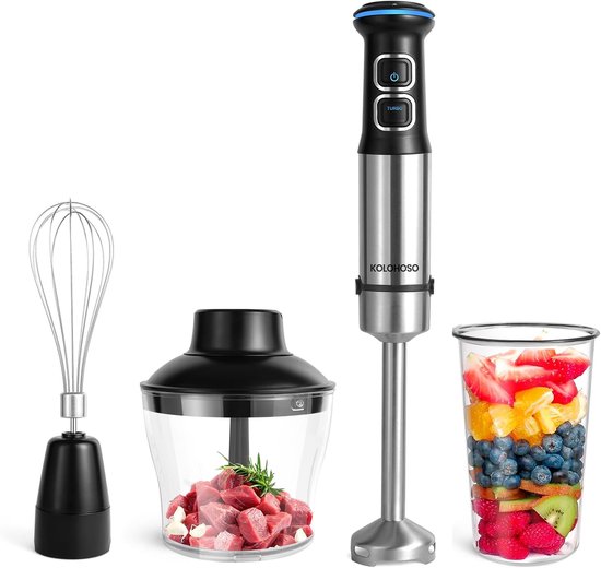 Krachtige 1500W Staafmixer met 21 Snelheden en Accessoires van Braun