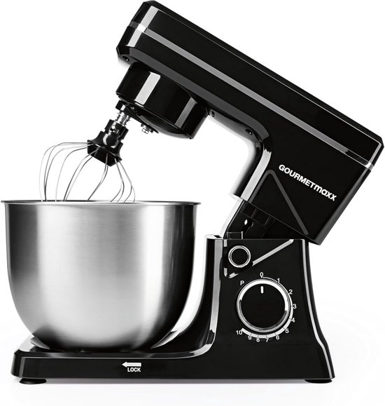 Krachtige 3-in-1 Keukenmachine: Mixer, Roerder en Kneedmachine met Accessoires, 1500W van Merkloos