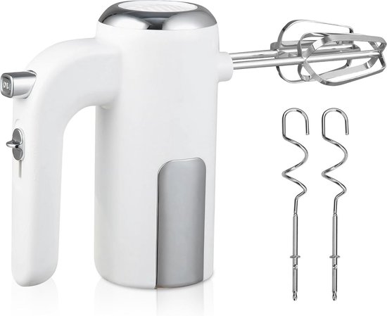 Krachtige 400W Handmixer met 5 Snelheden en Turbofunctie voor Mixen en Koken van Merkloos