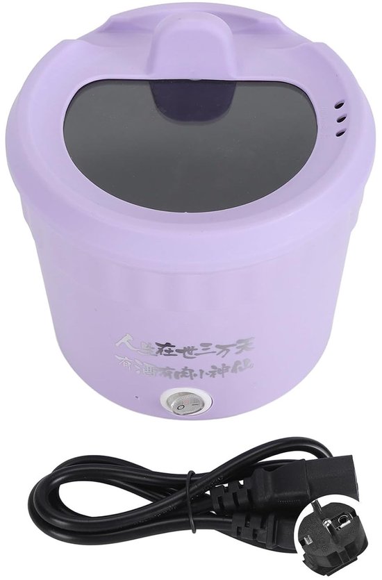 Krachtige 450W Elektrische Mini Kookpot voor Snelle Noodles, Eieren en Pasta, 1.2L Capaciteit, Antiaanbaklaag, EU Stekker 220V